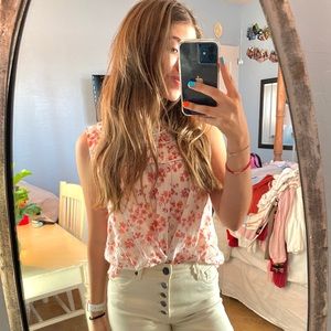 Floral blouse super cute brand new